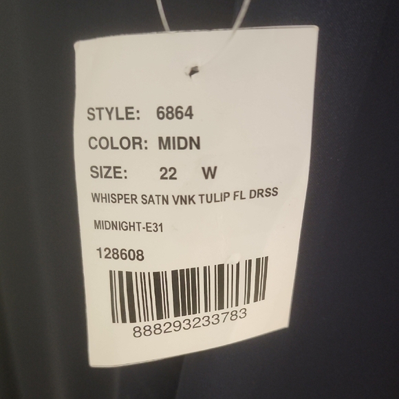 After Six Navy Blue Maxi Dress - Picture 10 of 12